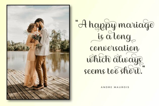 Wedding Typeface Poster 1