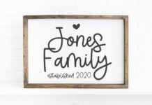 White Sage - Modern Handwritten Font Poster 1
