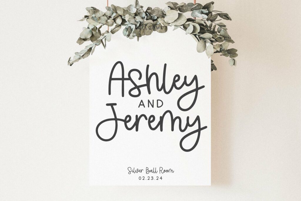 White Sage - Modern Handwritten Font Poster 5