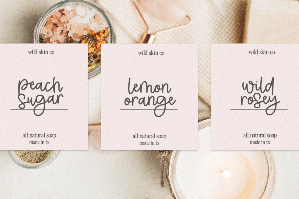 White Sage - Modern Handwritten Font Poster 7