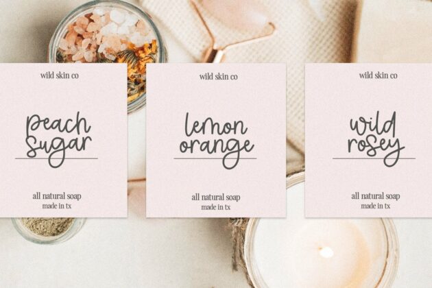 White Sage - Modern Handwritten Font Poster 7