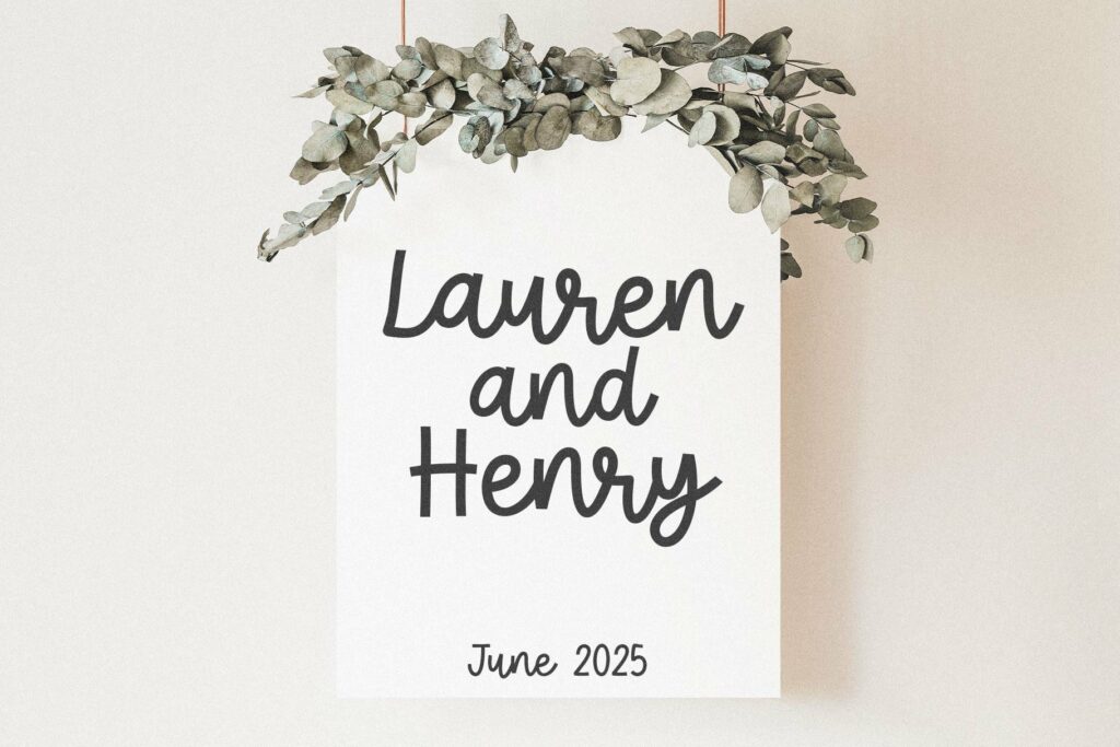Wild Charm - Cute Script Font Poster 4