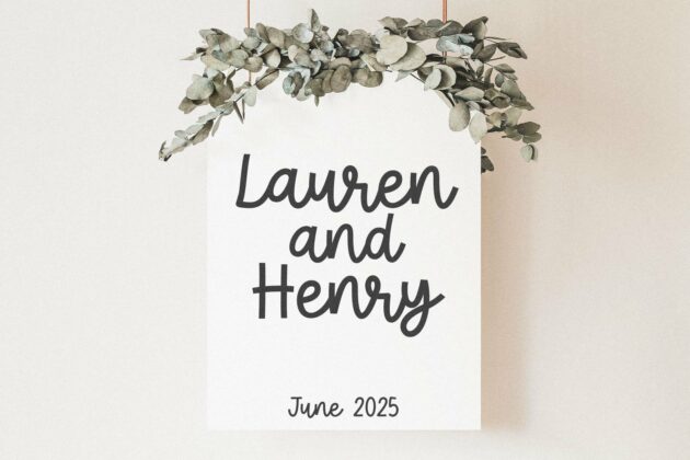 Wild Charm - Cute Script Font Poster 4