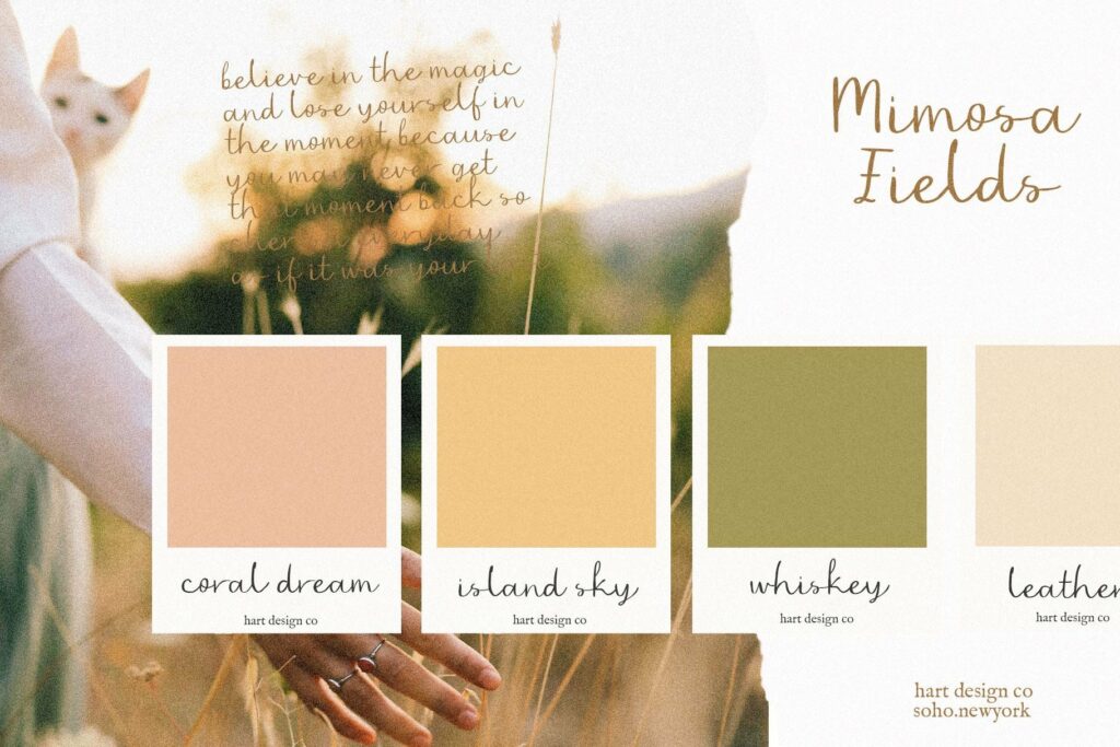Wild Pears - Rustic Script Font Poster 4