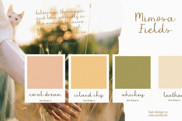 Wild Pears - Rustic Script Font Poster 4