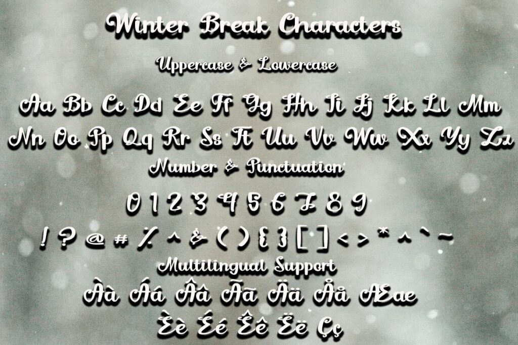 Winter Break Poster 3