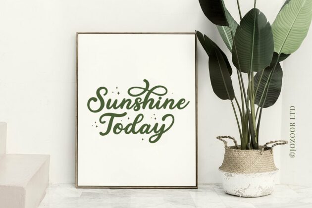 Wishes Easter - Handwritten Script Font Poster 3