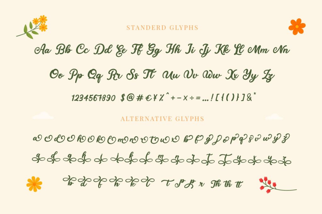 Wishes Easter - Handwritten Script Font Poster 6