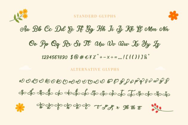 Wishes Easter - Handwritten Script Font Poster 6