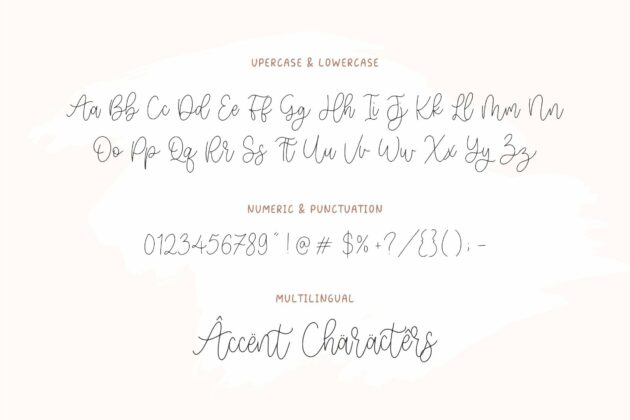 Wonderline Modern Monoline Script Font Poster 2