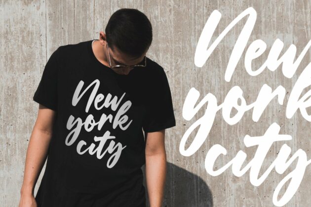 Yorkside Modern Calligraphy Font Poster 7