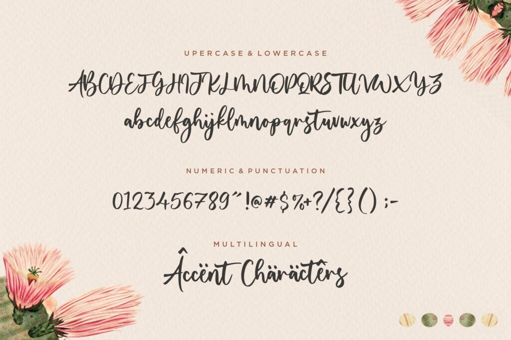 Yourladies Modern Handwritten Font Poster 7