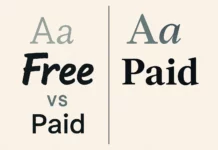 Free vs Paid Fonts – Visual Comparison